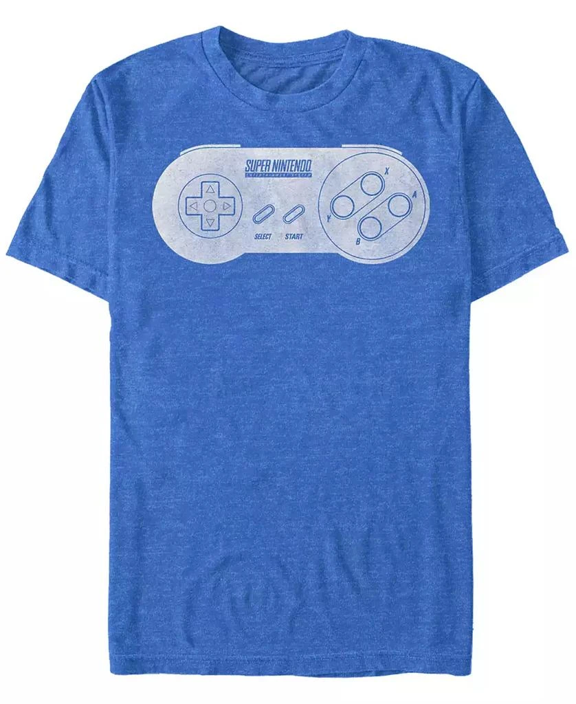 商品Nintendo|Nintendo Men's Classic Super Nintendo Controller Short Sleeve T-Shirt,价格¥186,第1张图片