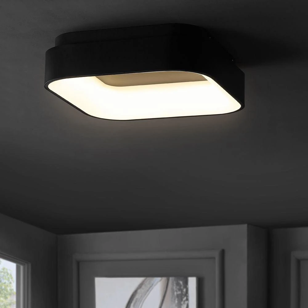 商品JONATHAN Y|Rafael 17.7" Integrated LED  Metal Flush Mount Ceiling Light,价格¥2508,第3张图片详细描述