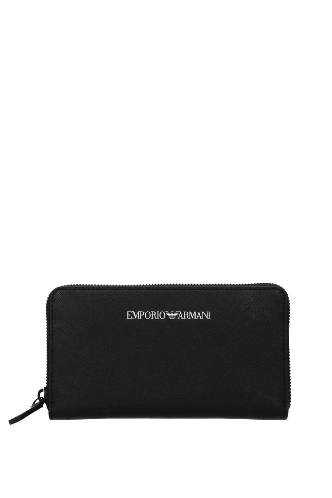 商品Armani Emporio|Wallets Leather Black,价格¥501,第1张图片