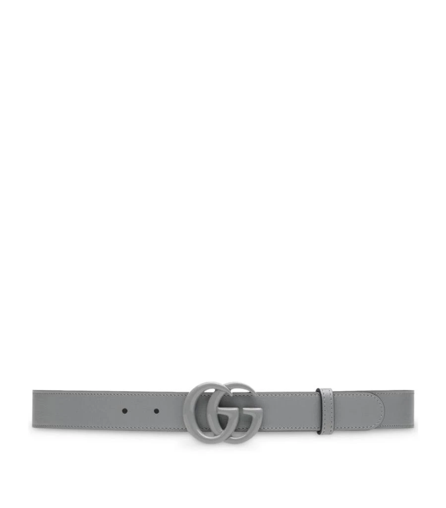 商品Gucci|Leather GG Marmont Belt,价格¥3637,第1张图片