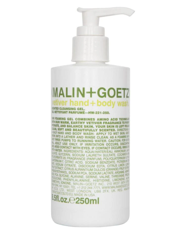 商品Malin + Goetz|Malin + Goetz - Vetiver Hand & Body Wash Pump,价格¥181,第1张图片