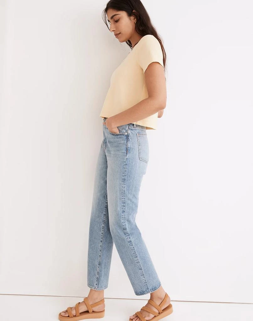 商品Madewell|Good Days Softfade Cotton Lakeshore Crop Tee,价格¥213,第2张图片详细描述