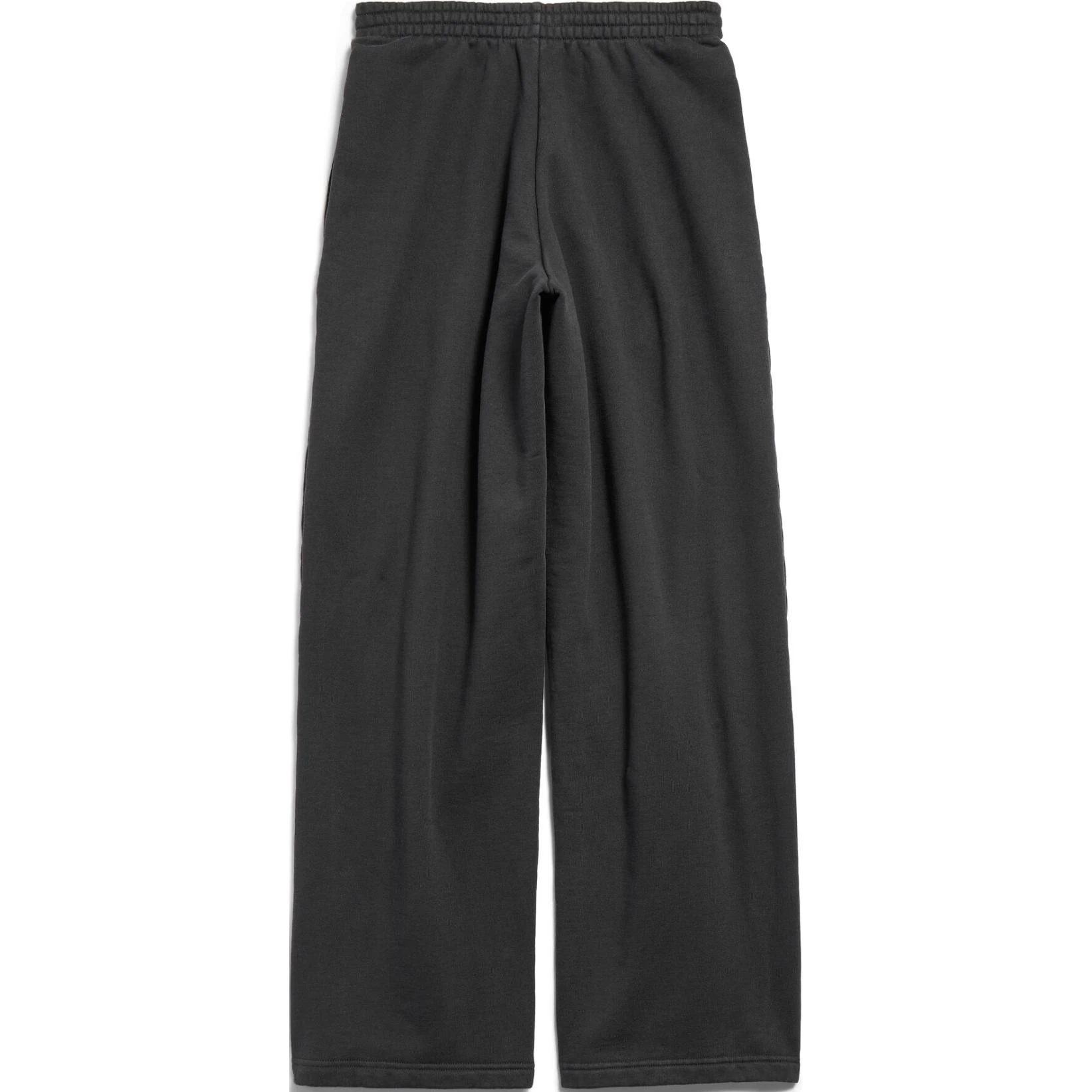 商品[国内直发] Balenciaga|巴黎世家 FW24 Logo印花松紧腰直筒针织运动裤 宽松版型 男女同款 黑色,价格¥6365,第3张图片详细描述