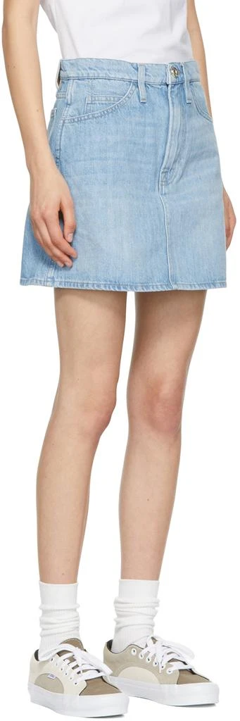 商品FRAME|Blue 'Le Italien' Mini Skirt,价格¥857,第2张图片详细描述