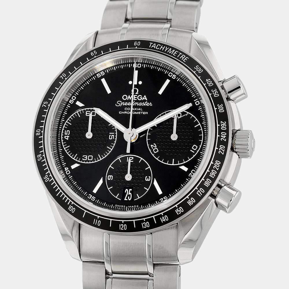 Omega Black Stainless Steel Speedmaster Racing 326.30.40.50.01.001 Men's Wristwatch 40 mm商品第1张图片规格展示