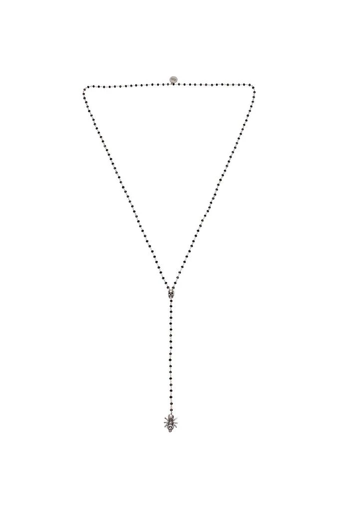 商品Alexander McQueen|Necklaces Metal Black,价格¥1171,第1张图片