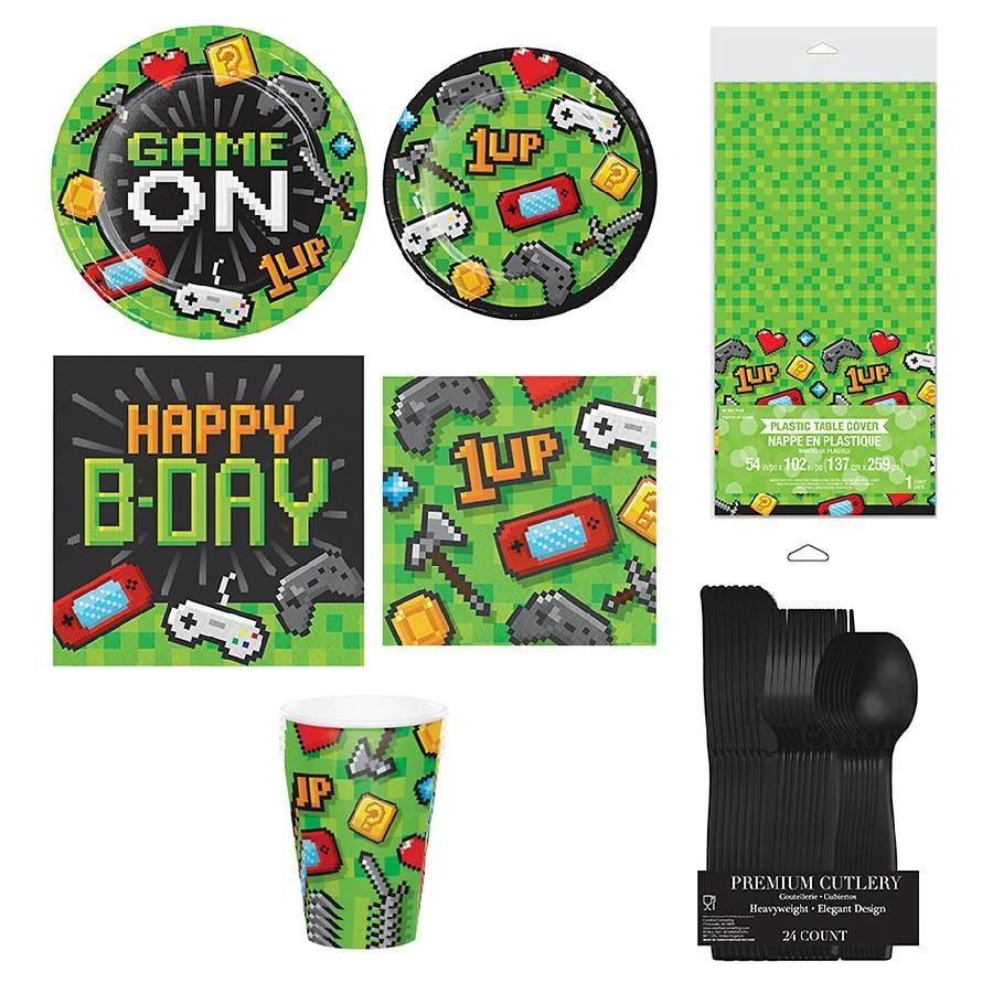 商品Creative Converting|Video Game Party Birthday Party Kit,价格¥275,第2张图片详细描述