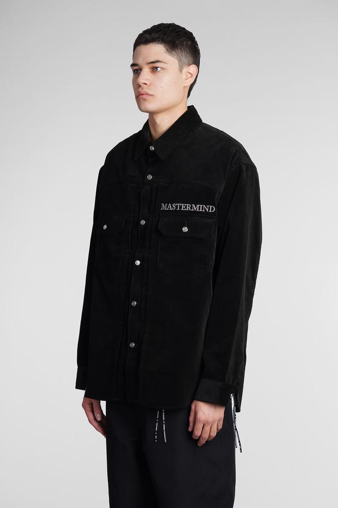 MASTERMIND WORLD Shirt In Black Cotton商品第4张图片规格展示