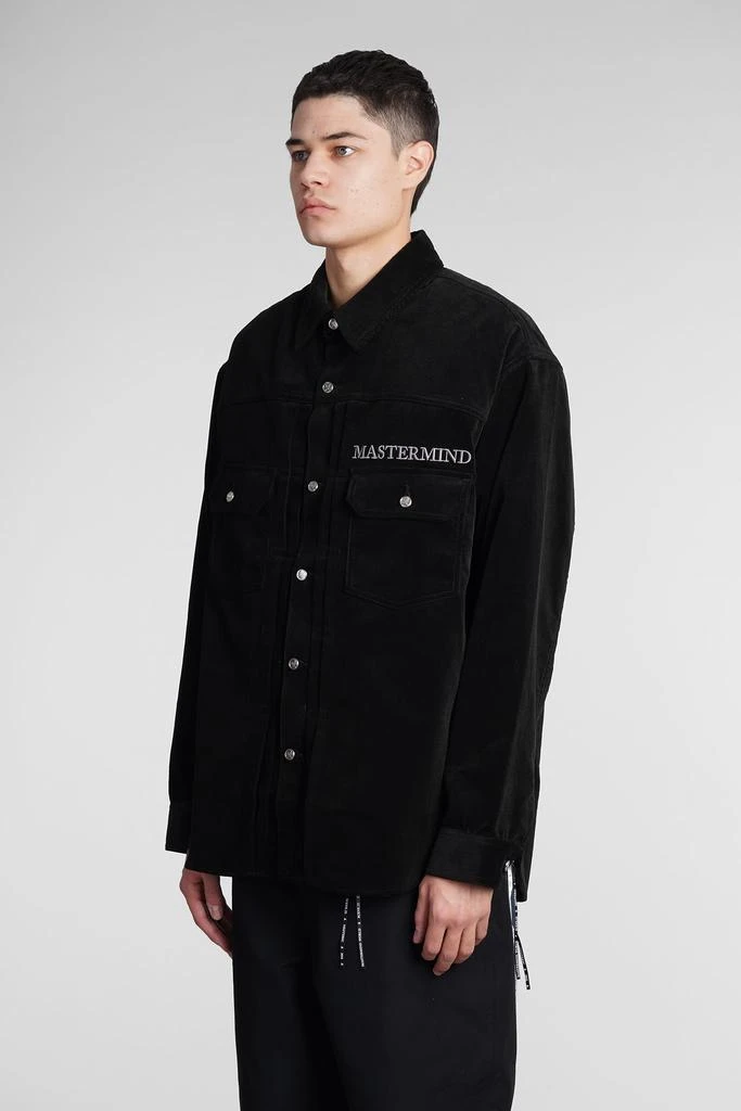 商品mastermind WORLD|MASTERMIND WORLD Shirt In Black Cotton,价格¥6156,第4张图片详细描述