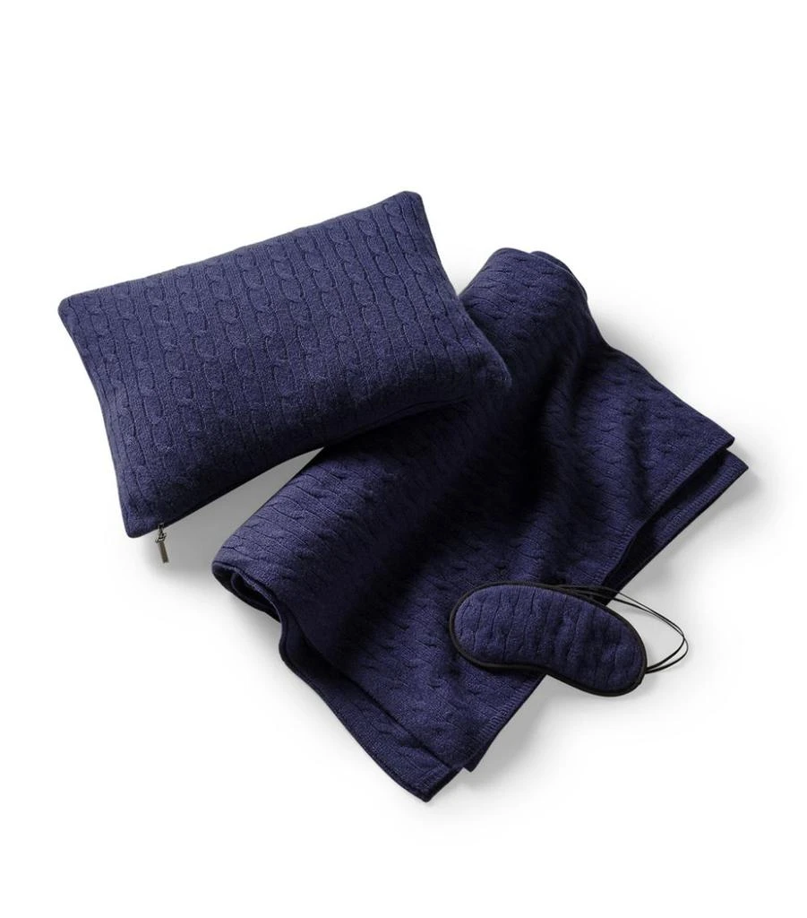 商品Ralph Lauren|Cashmere Cable-Knit Travel Set,价格¥3861,第1张图片
