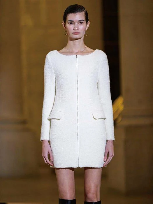 商品OUI MAIS NON|Wool Tweed Dress,价格¥1898,第1张图片
