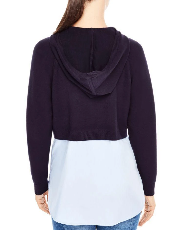 商品Sandro|Horia Hooded Combo Sweater ,价格¥1463,第2张图片详细描述