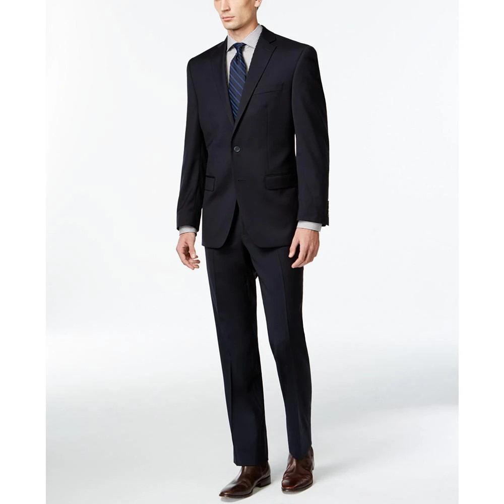 商品Calvin Klein|Solid Navy Slim-Fit Suit,价格¥1482,第1张图片