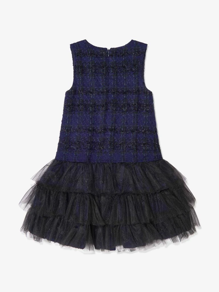 商品Mama Luma|Mama Luma Navy Girls Boucle Tulle Skirt Dress,价格¥1043,第4张图片详细描述