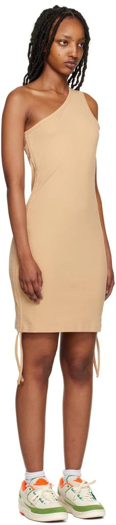 商品Jordan|Beige Ruched Minidress,价格¥299,第2张图片详细描述