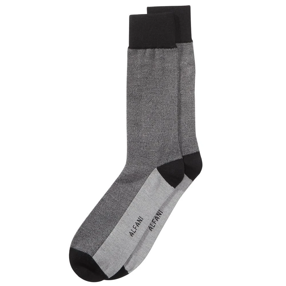 商品Alfani|Men's Piqué Solid Dress Socks, Created for Macy's,价格¥31,第1张图片详细描述