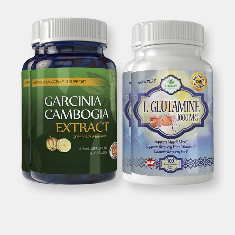 商品Totally Products|Garcinia Cambogia Extract and L-Glutamine Combo Pack,价格¥287,第1张图片