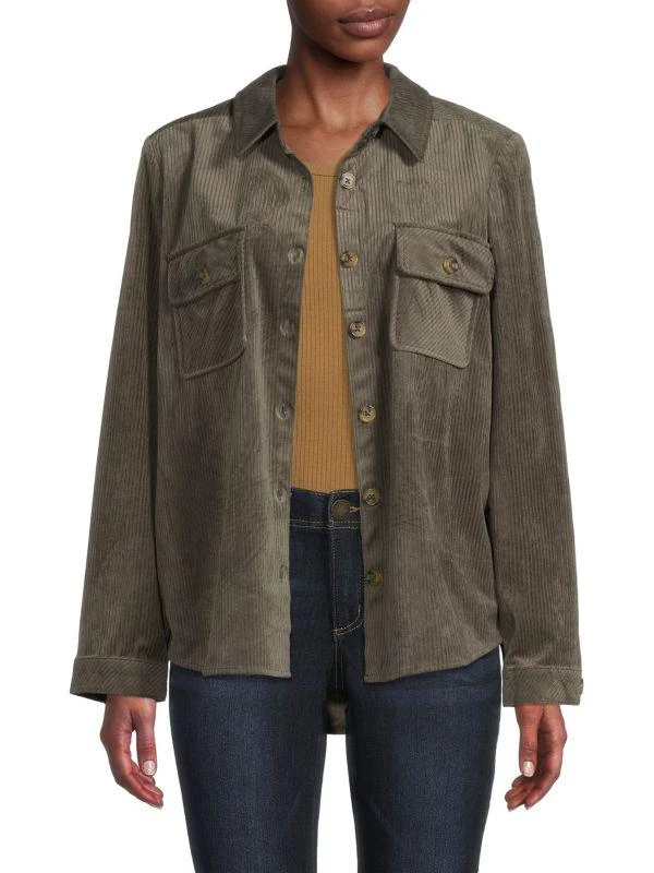 商品Democracy|Corduroy Shirt Jacket,价格¥119,第1张图片