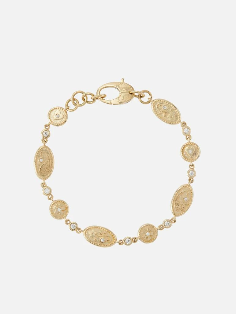 商品Marlo Laz|Southwestern Diamond Chain Bracelet,价格¥35248,第3张图片详细描述