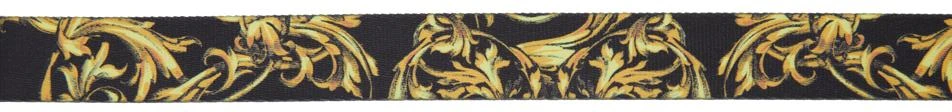 商品Versace|Black Printed Belt,价格¥481,第2张图片详细描述