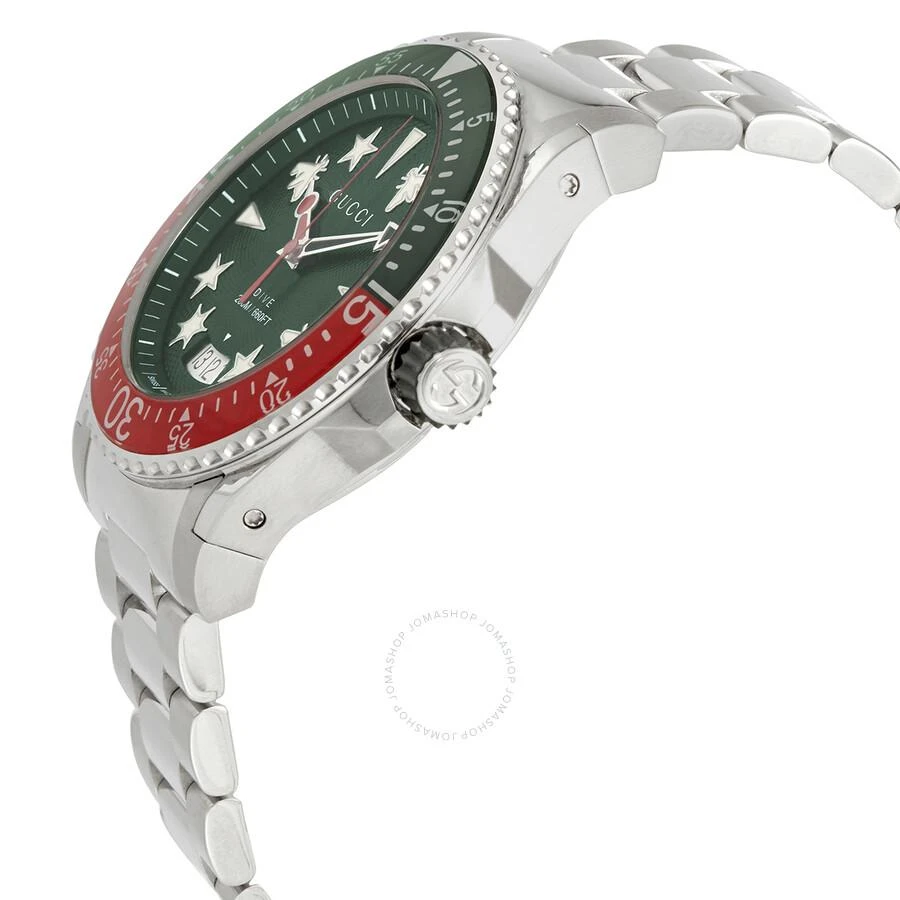 商品Gucci|Dive Watch Quartz Green Dial Men's Watch YA136222,价格¥7710,第2张图片详细描述