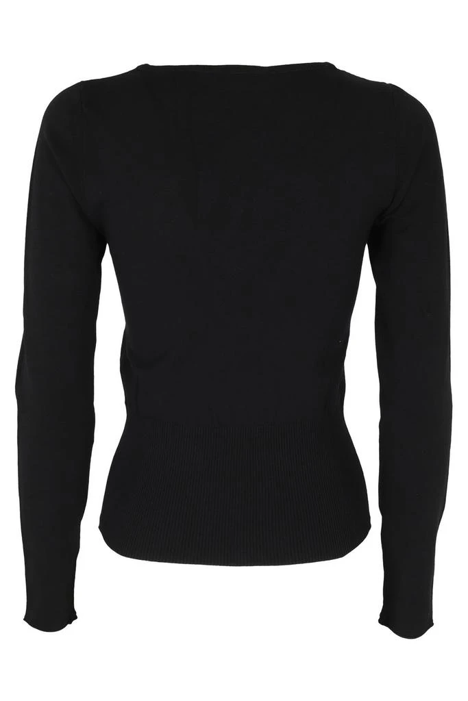 商品BLUMARINE|Blumarine Interwoven Laces V-Neck Sweater,价格¥2091,第2张图片详细描述