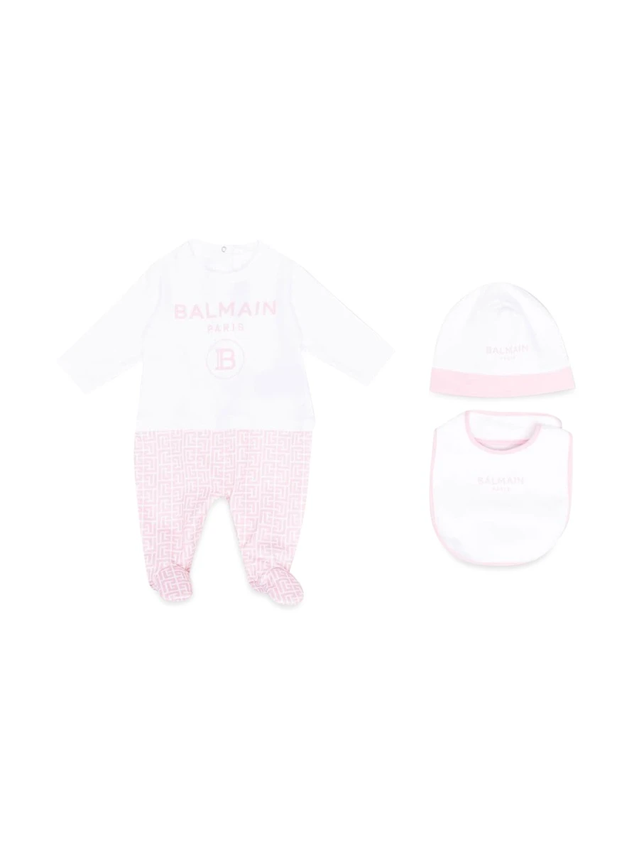 商品【商品预售7天】 Balmain|Balmain 男童套装 6RB540BZ0209100RS 粉红色,价格¥1222,第1张图片