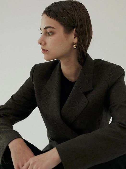 商品BLUV|Marianne Double Jacket Cigar Brown,价格¥1322,第4张图片详细描述