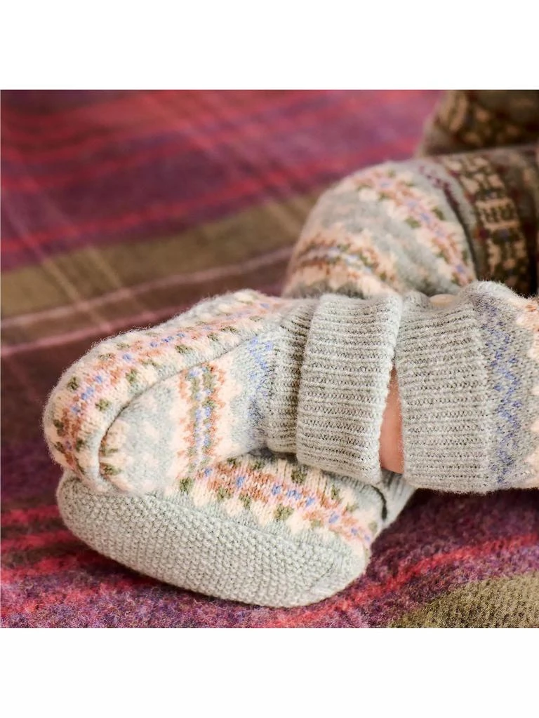 商品Ralph Lauren|Baby's Fair Isle Wool-Blend Hat &amp; Booties Set,价格¥428,第5张图片详细描述