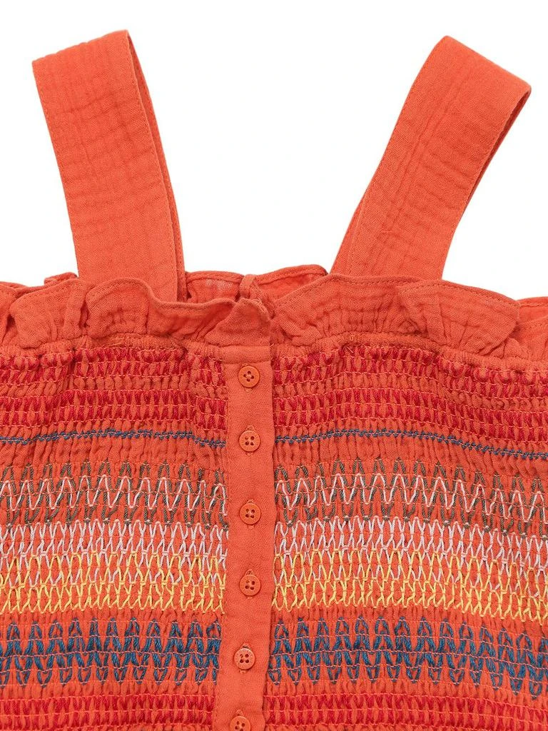 商品Stella McCartney|Organic Cotton Smocked Top,价格¥292,第1张图片详细描述