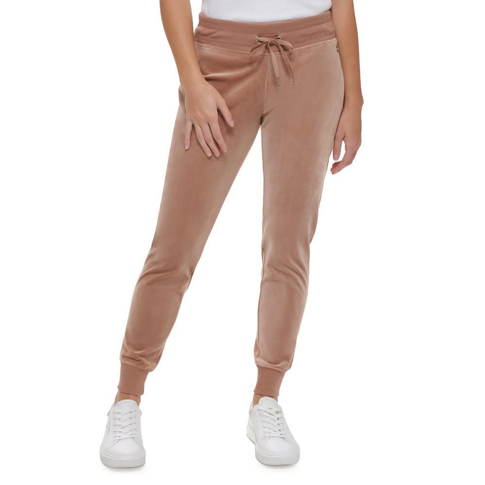 商品Calvin Klein|Petite Velour Jogger Pants,价格¥226,第1张图片