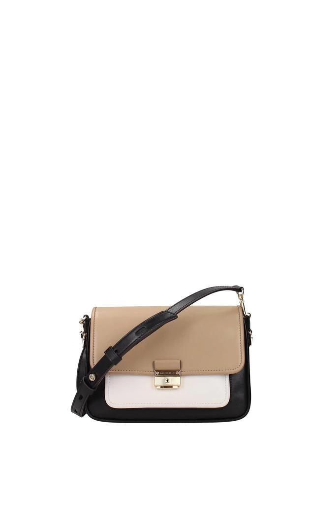 商品Michael Kors|Crossbody Bag bradshaw md Leather Black Camel,价格¥1146,第1张图片