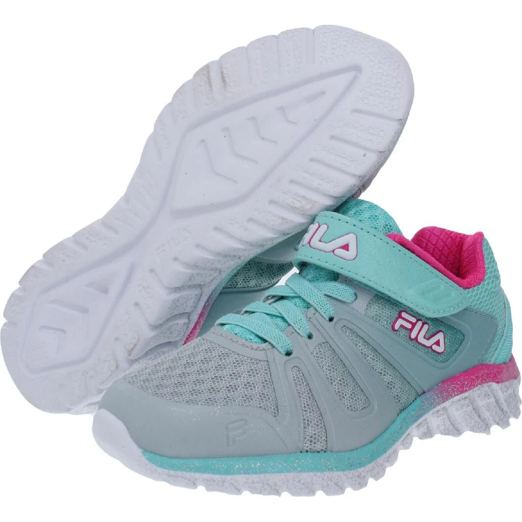 商品Fila|Fila Girls Cryptonic 6 Strap Glitter Laceless Athletic and Training Shoes,价格¥146,第2张图片详细描述