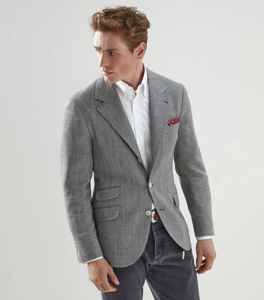 商品Brunello Cucinelli|Wool-Blend Blazer,价格¥28737,第1张图片