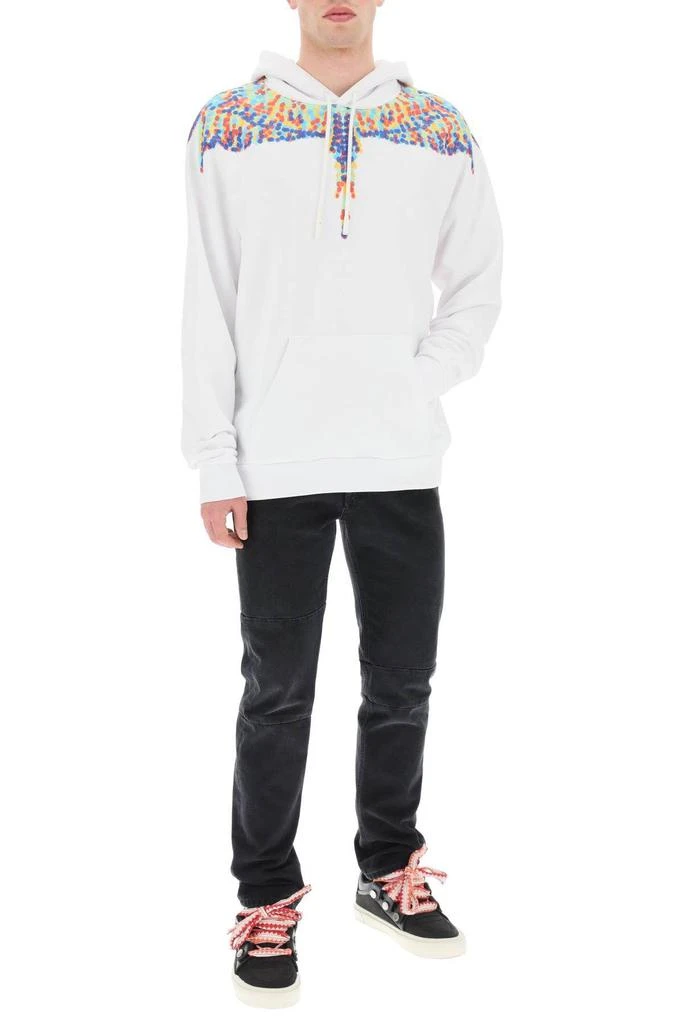 商品Marcelo Burlon|POINTILISM WINGS HOODIE,价格¥1321,第2张图片详细描述