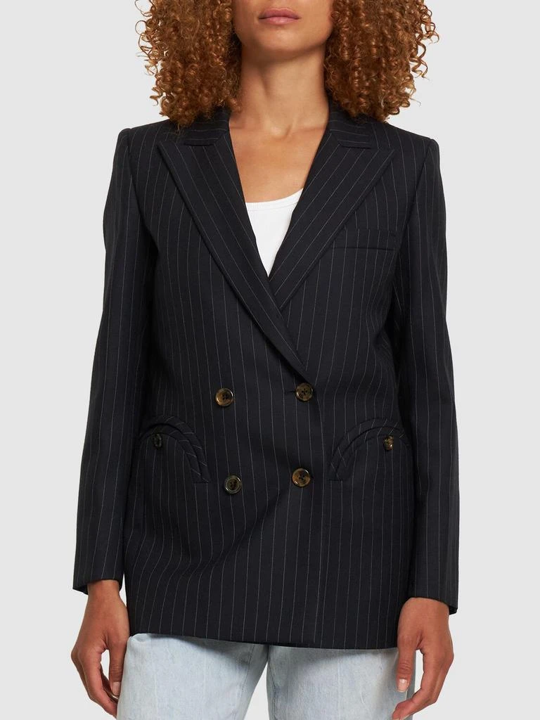 商品BLAZÉ MILANO|J Class Everyday Pinstriped Wool Blazer,价格¥6830,第2张图片详细描述