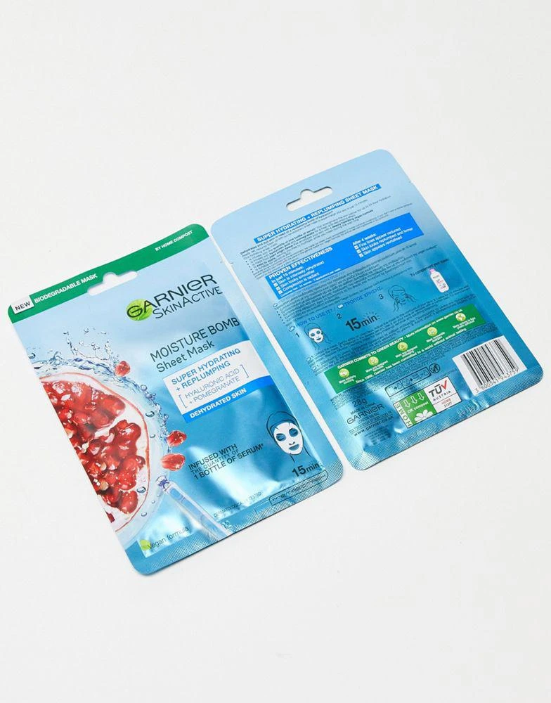 商品Garnier|Garnier SkinActive Sheet Masks Ultimate Face Collection (save 33%),价格¥174,第3张图片详细描述