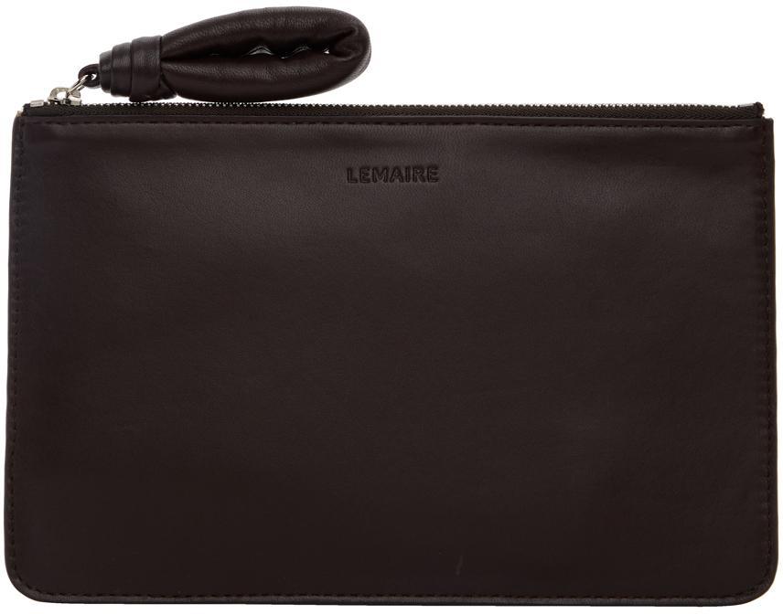 商品Lemaire|Brown A5 Pouch,价格¥2170,第1张图片