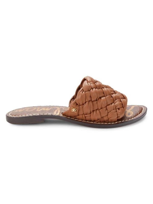 商品Sam Edelman|Griffin Woven Leather Flat Sandals,价格¥150,第1张图片