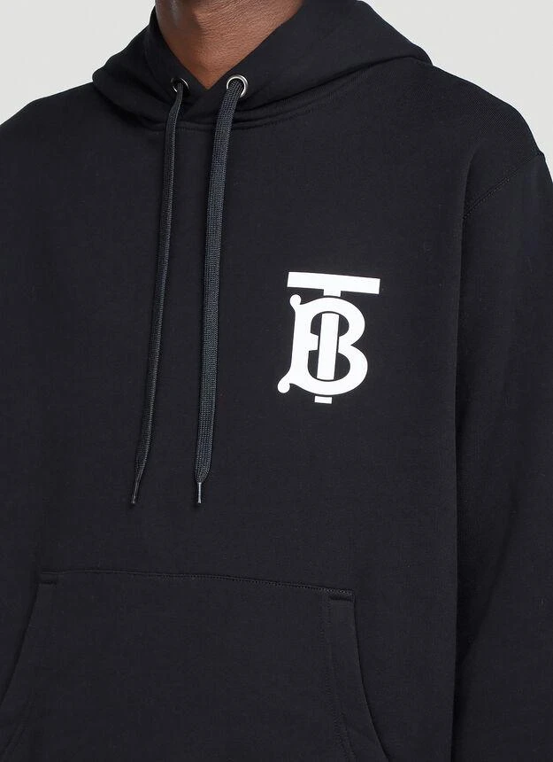 商品Burberry|TB Monogram Hooded Sweatshirt in Black,价格¥5658,第5张图片详细描述