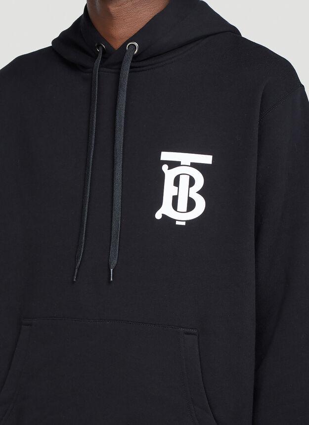 商品Burberry|TB Monogram Hooded Sweatshirt in Black,价格¥4804,第7张图片详细描述