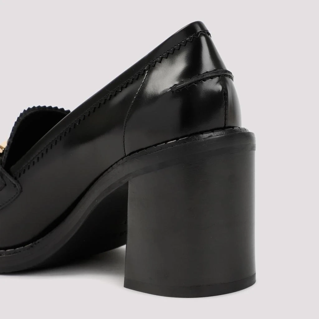 商品Bally|BALLY BROWN LEATHER ELLYANE PUMPS SHOES,价格¥3239,第4张图片详细描述