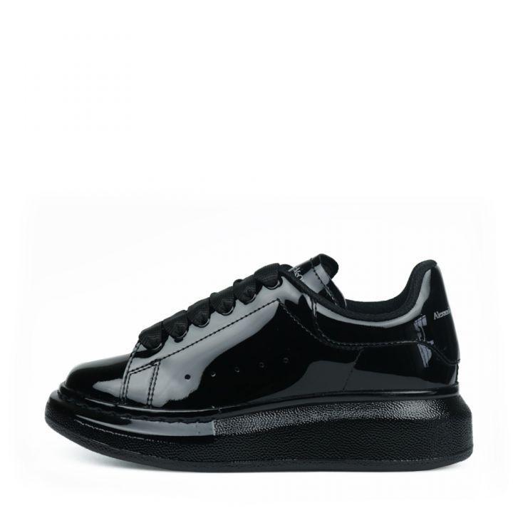 商品Alexander McQueen|Black Patent Leather Trainers,价格¥1209,第1张图片