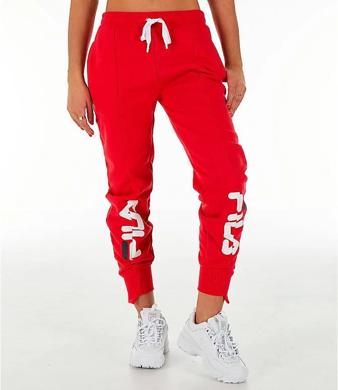 商品Fila|Women's Fila Alessia Reconstructed Fleece Jogger Sweatpants,价格¥226,第3张图片详细描述