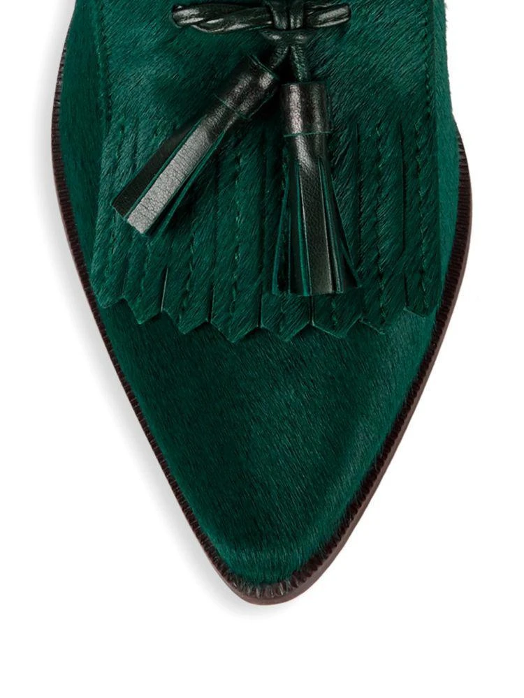 商品Stuart Weitzman|Avatass Calf Hair Tasseled Loafers,价格¥1341,第3张图片详细描述