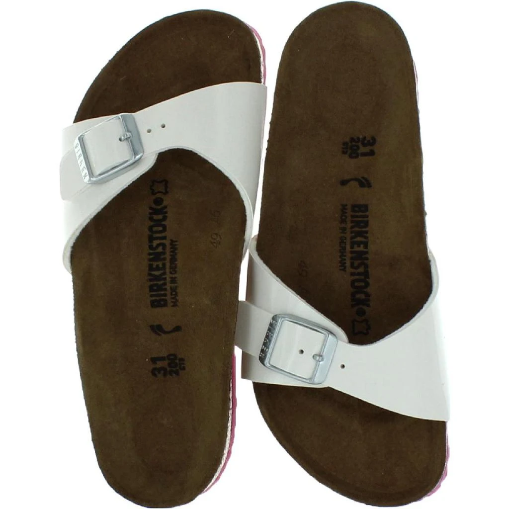 商品Birkenstock|Birkenstock Girls Madrid Kids Birko-Flor Slip On Footbed Sandals,价格¥128,第2张图片详细描述