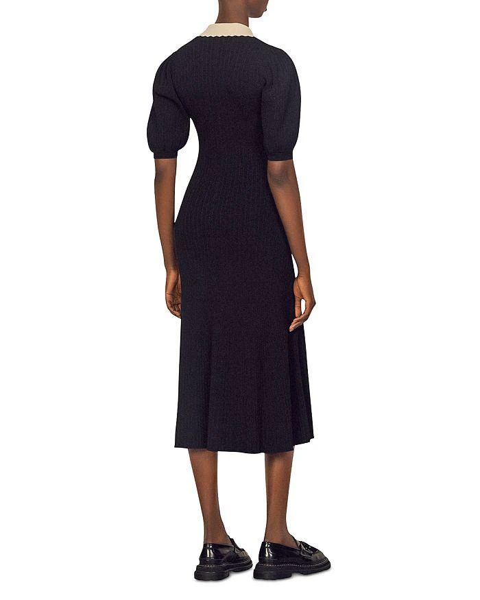 商品Sandro|Lauralie Collared Midi Dress,价格¥1540,第2张图片详细描述