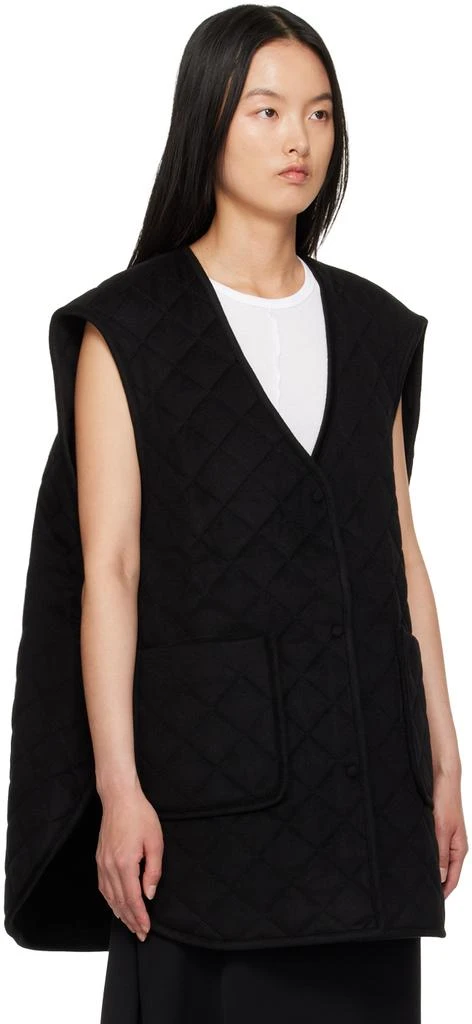 商品Totême|Black Oversized Vest,价格¥2839,第2张图片详细描述