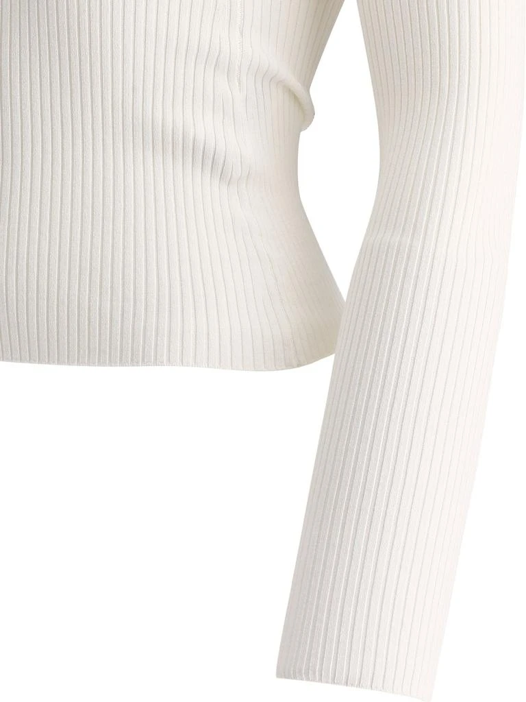商品Self Portrait|"Crossover" ribbed top,价格¥1436,第4张图片详细描述