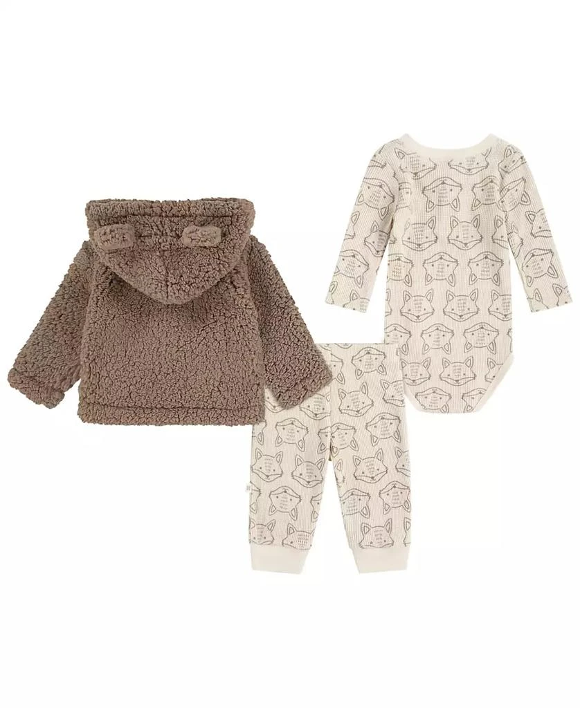 商品Huggies|Baby Boys Sherpa Jacket, Bodysuit and Pants 3-Piece Set,价格¥163,第2张图片详细描述